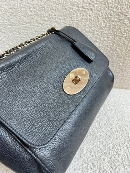 Mulberry Black Medium Lily with Silver Hardware (RRP £1095)