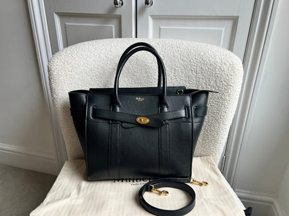 Mulberry Black Small Zipped Bayswater (RRP £1,245)