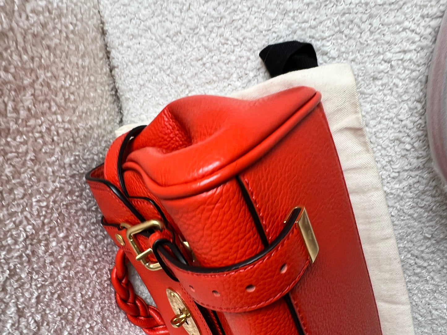 Mulberry Orange Mini Alexa (RRP £995)