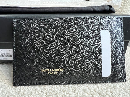 Yves Saint Laurent (YSL) Black Uptown Chain Wallet (RRP £1110)