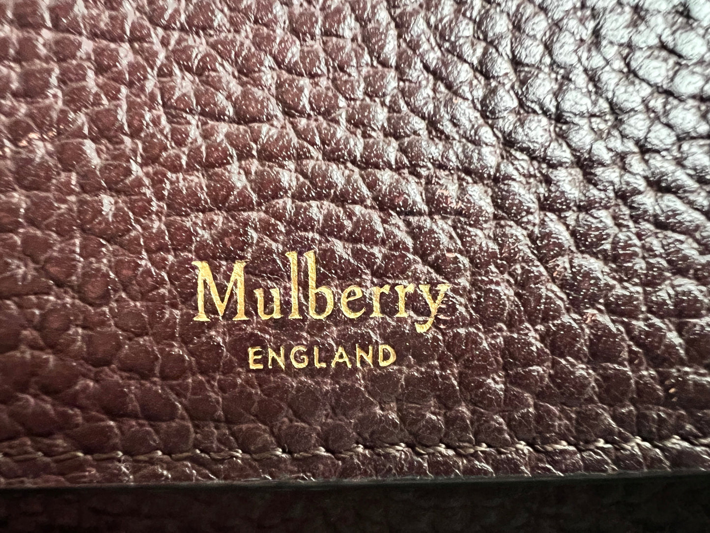 Mulberry Oxblood Continental Wallet (RRP £375)
