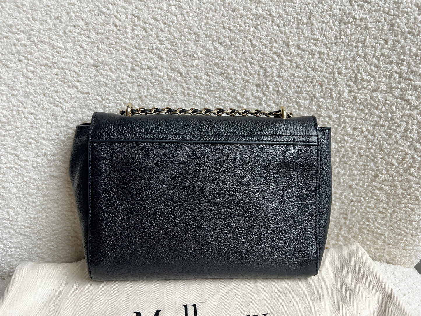 Mulberry Black Regular Lily with Gold Hardware (RRP £995)