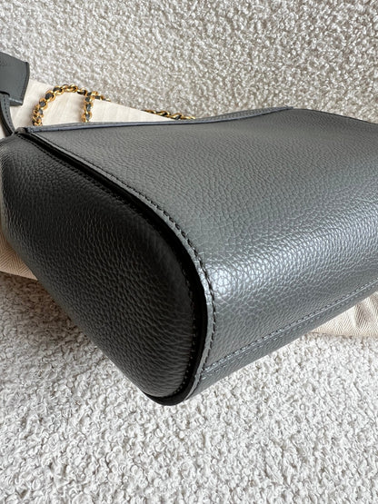 Mulberry Charcoal Grey Regular Lily with Gold Hardware (RRP £995)