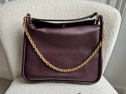 Mulberry Large Leighton in Oxblood with Gold Hardware (RRP £1,095)