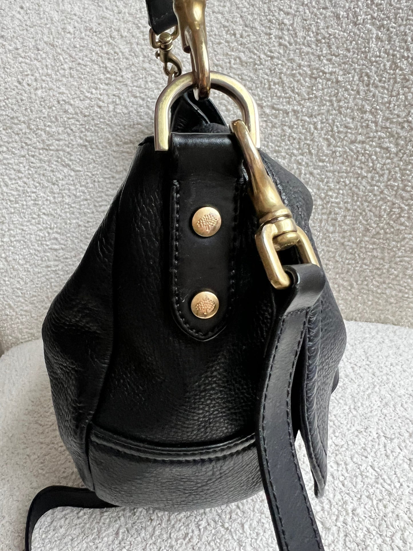 Mulberry Black Large Effie Satchel