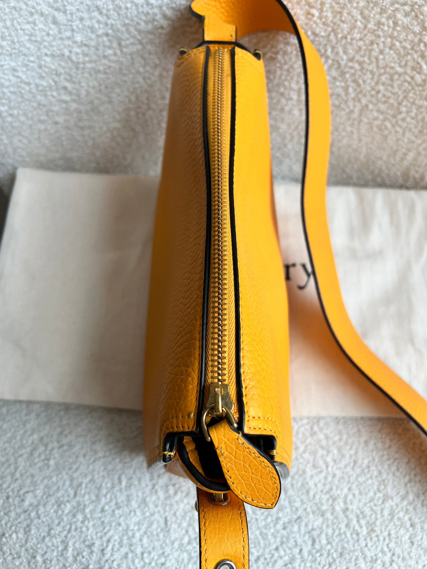 Mulberry Billie in Double Yellow Small Classic Grain (RRP £895)