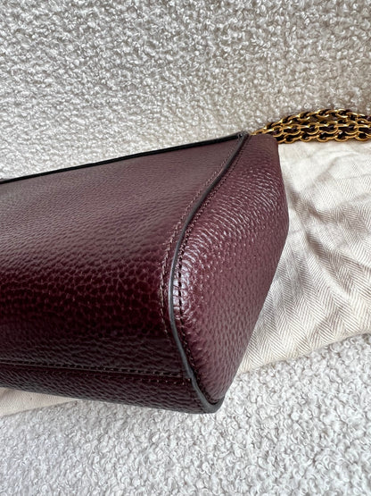 Mulberry Oxblood Regular Lily with Gold Hardware (RRP £995)