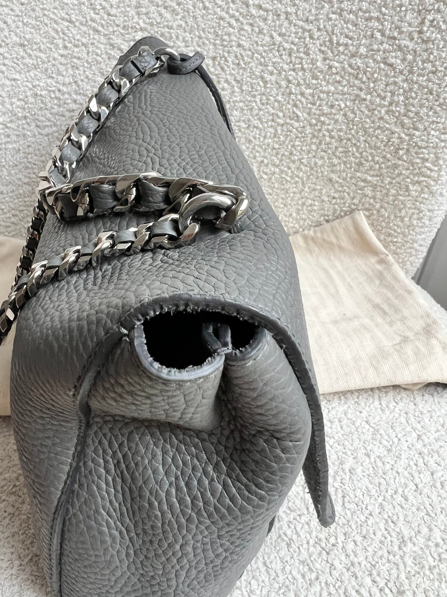 Mulberry Charcoal Grey Medium Top Handle Lily (RRP £1075)