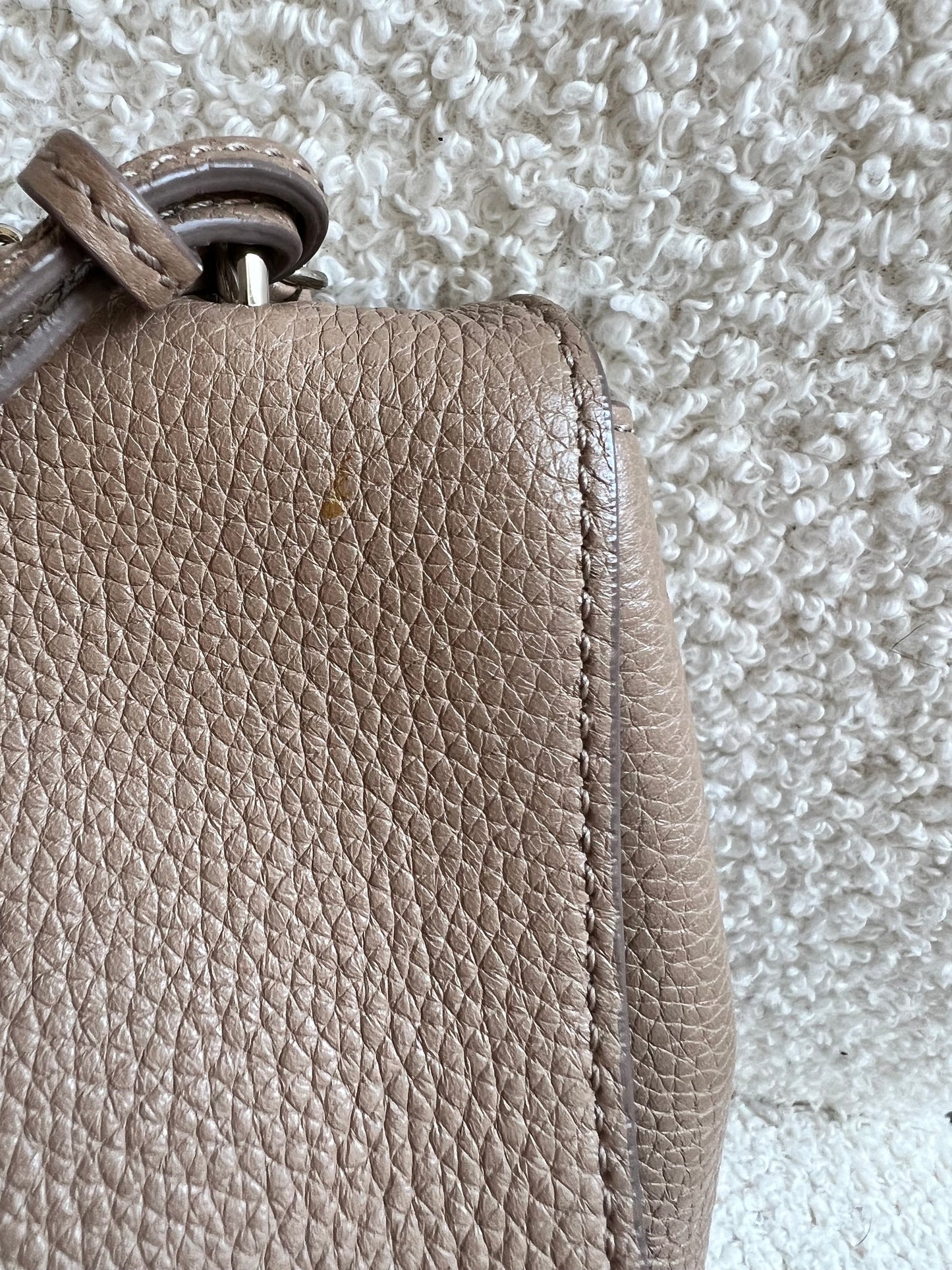 Mulberry Mushroom Grey Regular Lily with Silver Hardware (RRP £995)