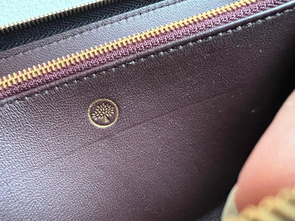 Mulberry Black Plaque Continental Wallet (RRP £375)