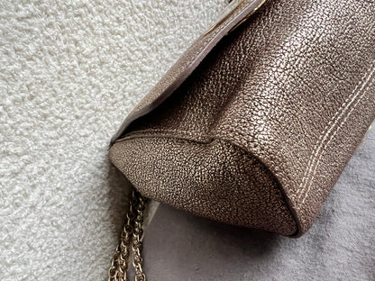 Mulberry Metallic Mushroom Regular Lily with Gold Hardware (RRP £995)