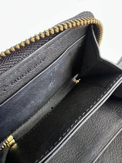 Mulberry Small Black Margaret Shoulder Bag with Small Purse