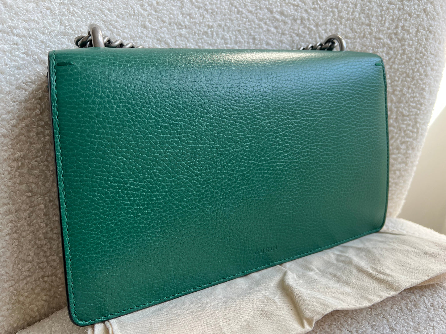 Gucci Dionysus GG Green Small Shoulder Bag (RRP £2,670)
