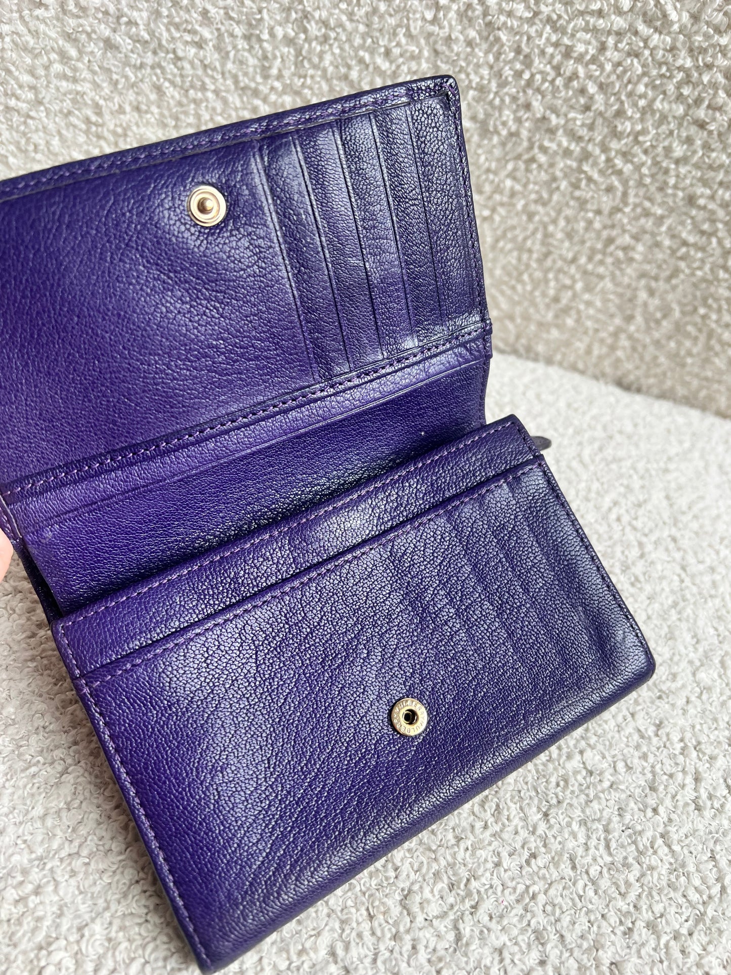Mulberry Purple French Purse (RRP £275)