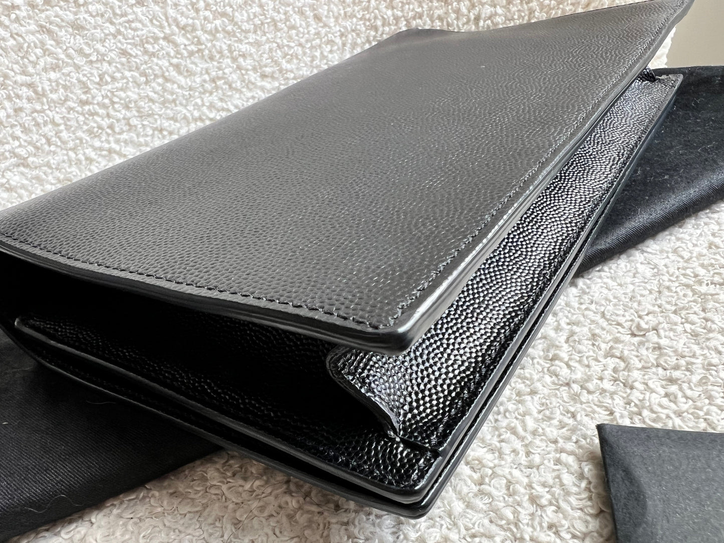 Yves Saint Laurent (YSL) Black Kate Clutch (RRP £1,190)
