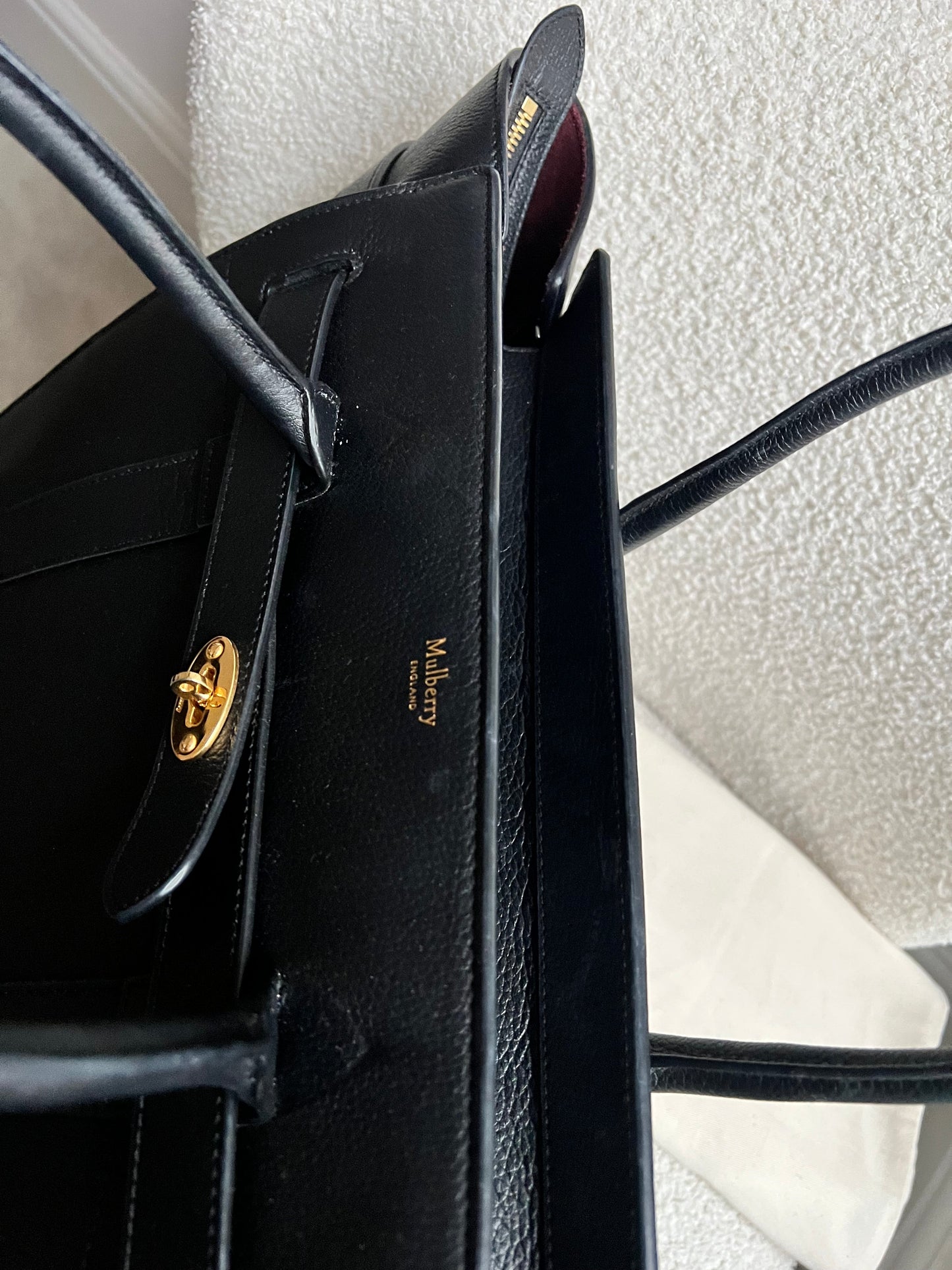Mulberry Black Zipped Bayswater (RRP £1,350)