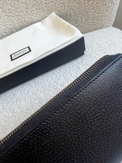 Gucci Black Animalier Wallet Zip Around (RRP £530)