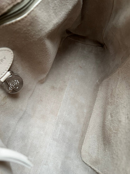 Mulberry White Medium Lily with Silver Hardware (RRP £1095)