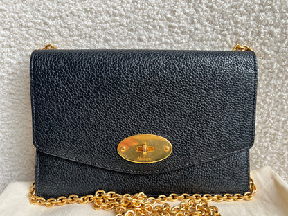 Mulberry Black Small Darley Cross Body Bag (RRP £650)