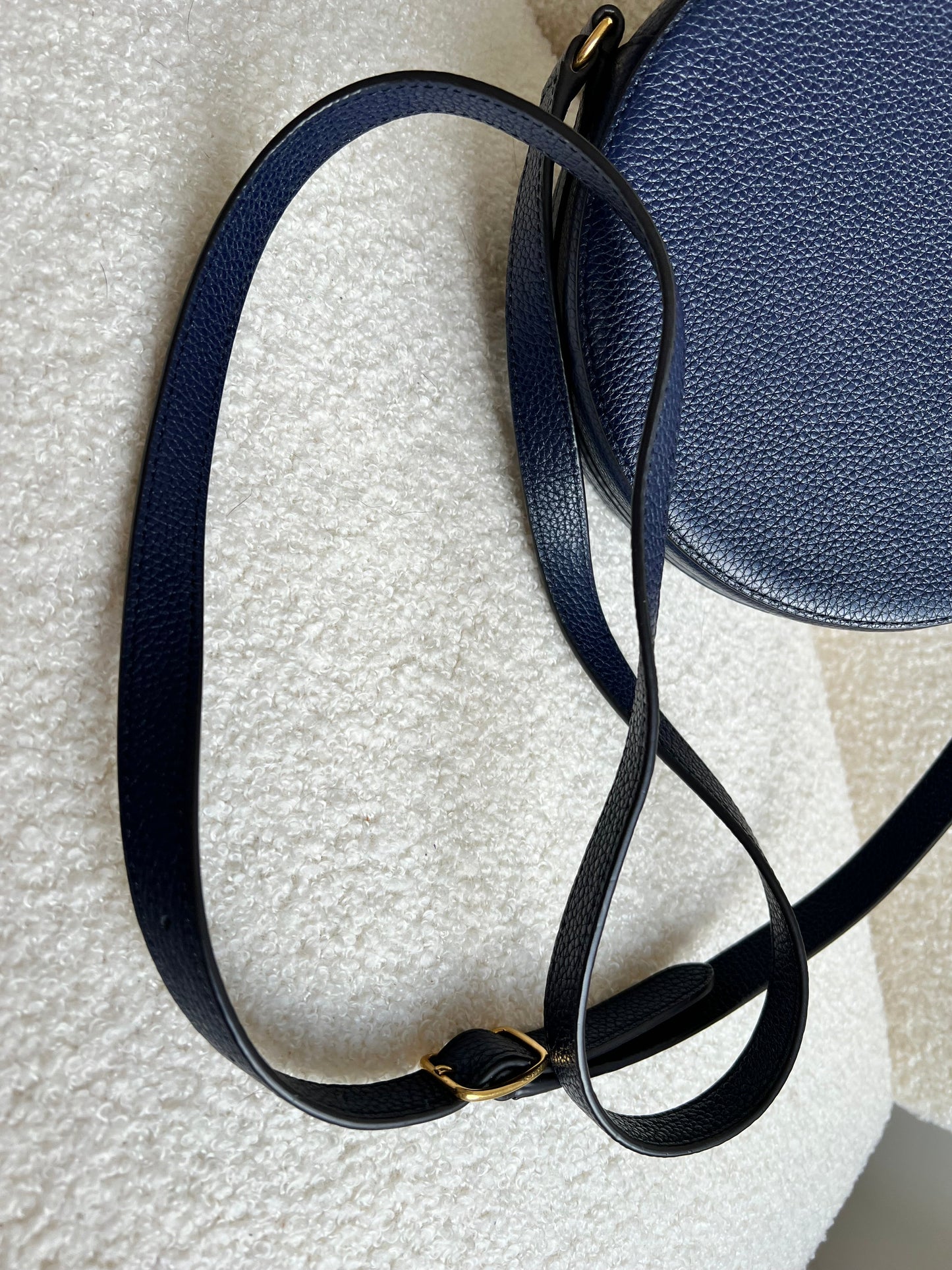 Mulberry Union Jack Midnight Darley Round Shoulder Clutch