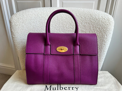Mulberry Violet Bayswater with Strap (RRP £1,095)