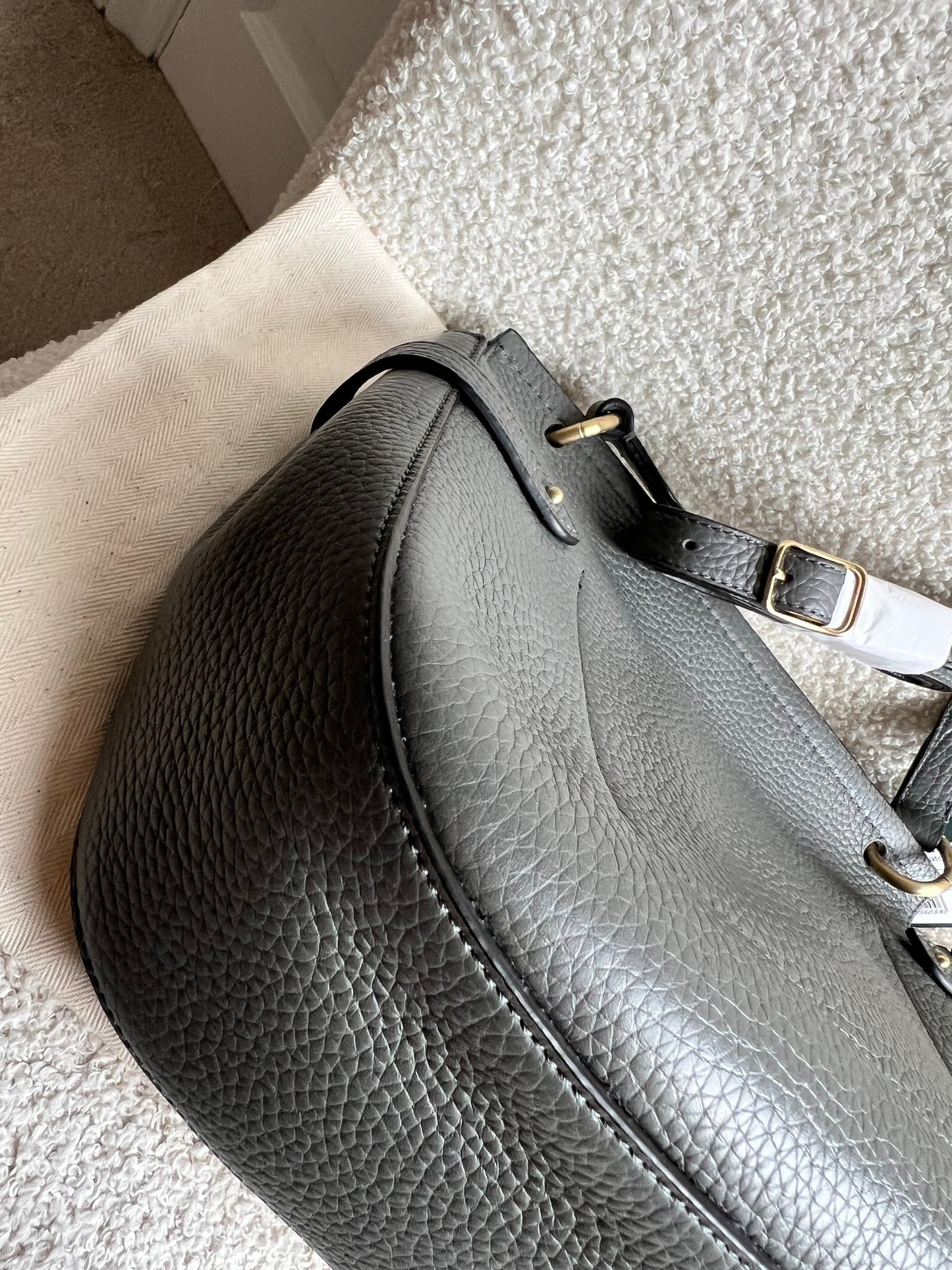 Mulberry Grey Soft Amberley Satchel (RRP £1,195)