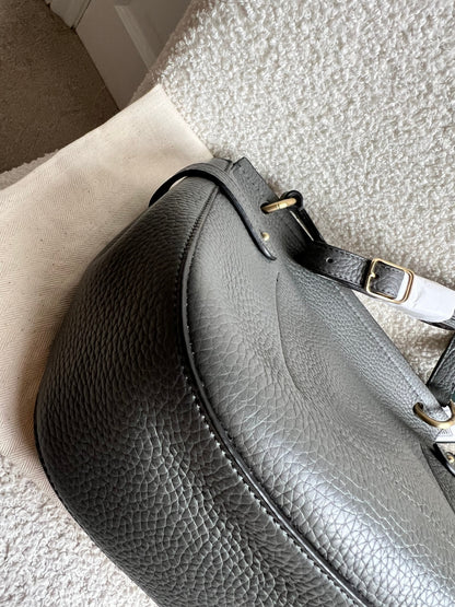 Mulberry Grey Soft Amberley Satchel (RRP £1,195)
