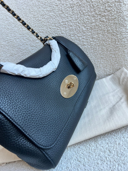 Mulberry Black Medium Top Handle Lily (RRP £1075)