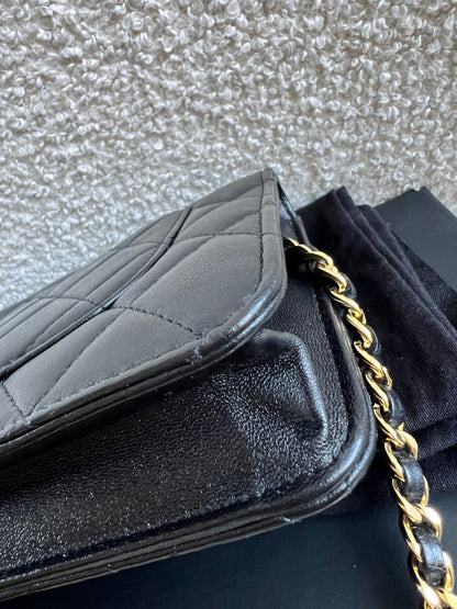 Chanel Wallet on Chain in Black Lambskin Gold Hardware (RRP £2,930)