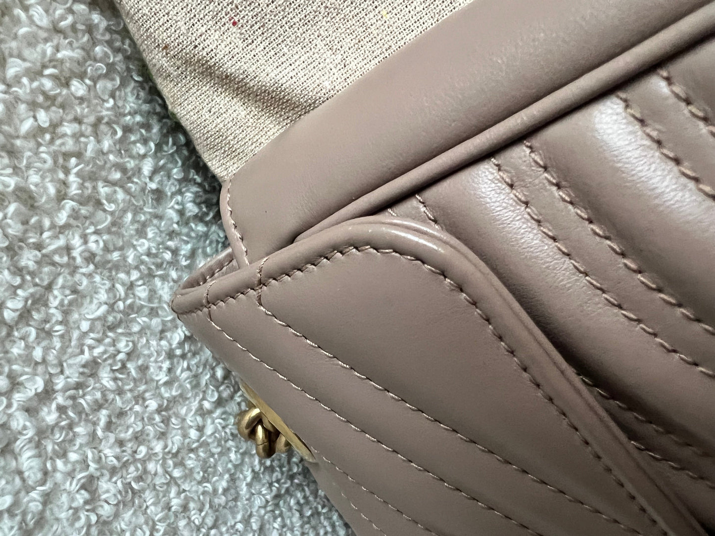 Gucci GG Dusty Pink Marmont Small Shoulder Bag (RRP £2070)