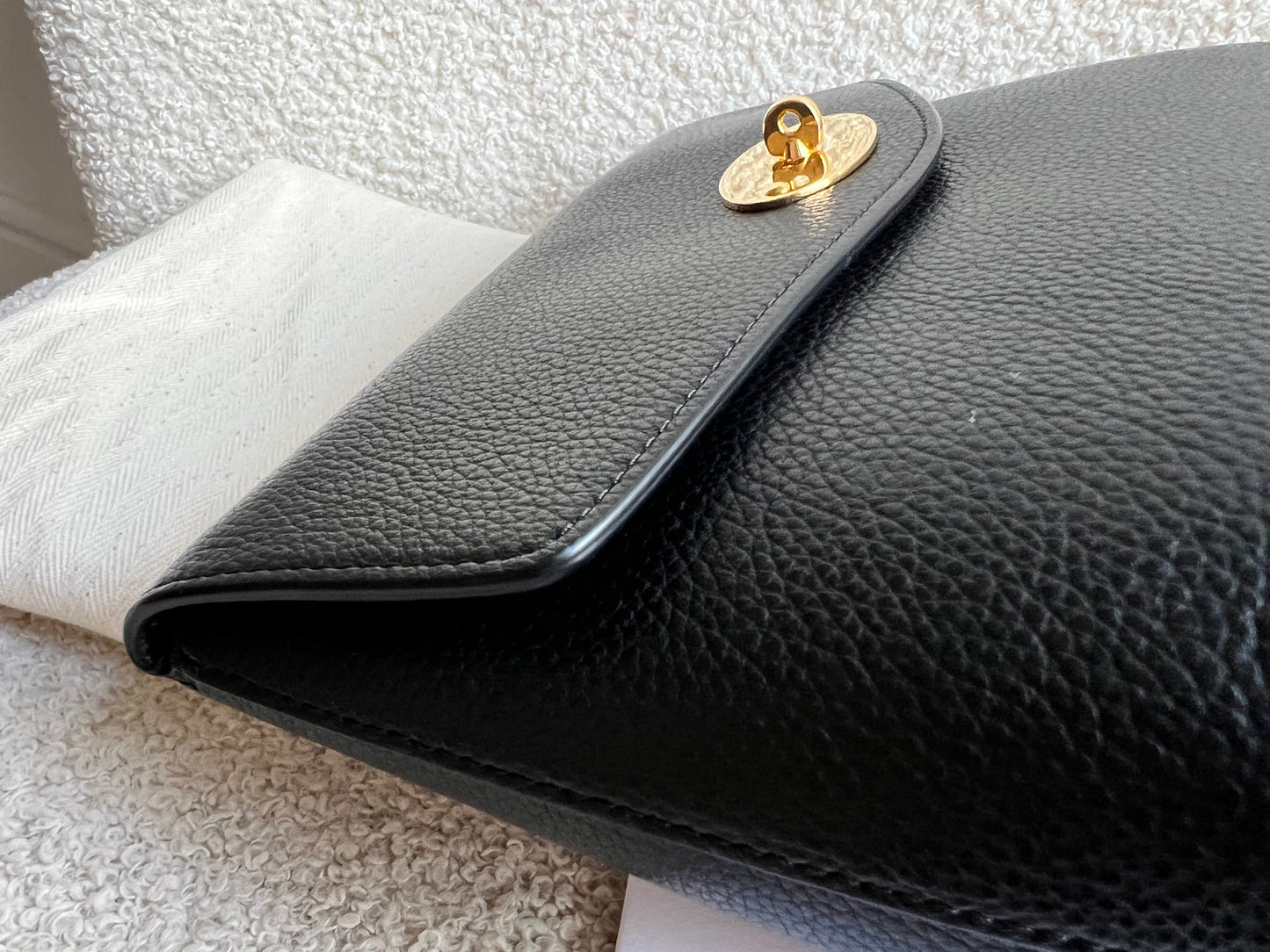 Mulberry Black Large Darley Cosmetic Pouch (RRP £395)