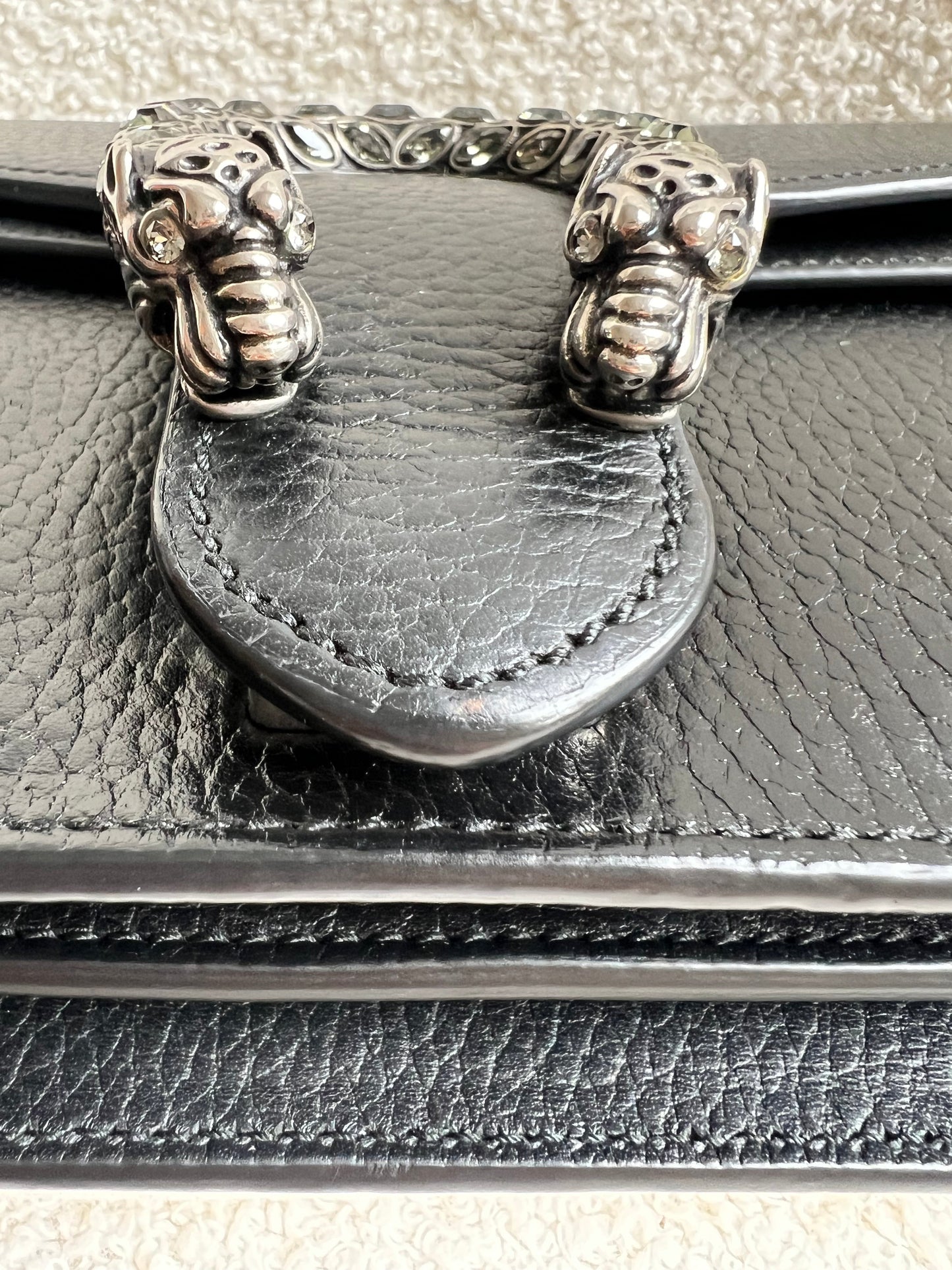 Gucci Dionysus GG Black Small Shoulder Bag (RRP £2,670)