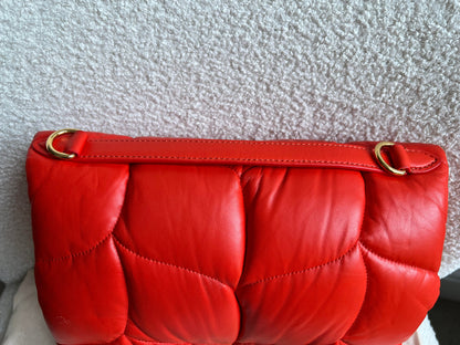 Mulberry Coral Orange Softie in Pillow Effect Nappa Leather (RRP £1650)