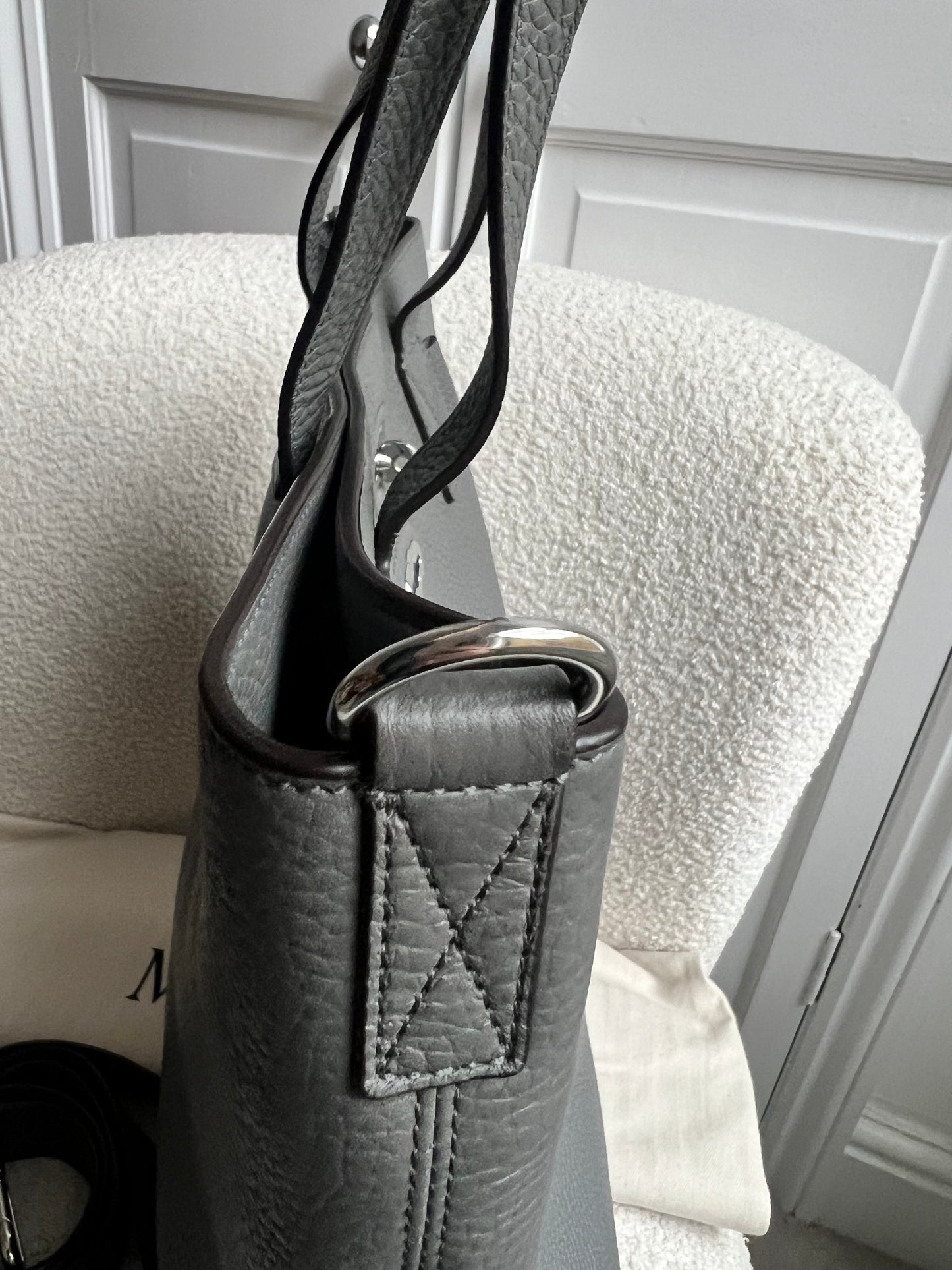 Mulberry Brynmore Tote in Charcoal Grey heavy grain