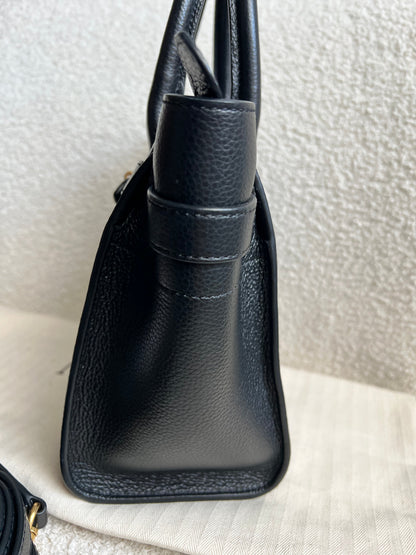 Mulberry Black Mini Zipped Bayswater (RRP £1095)
