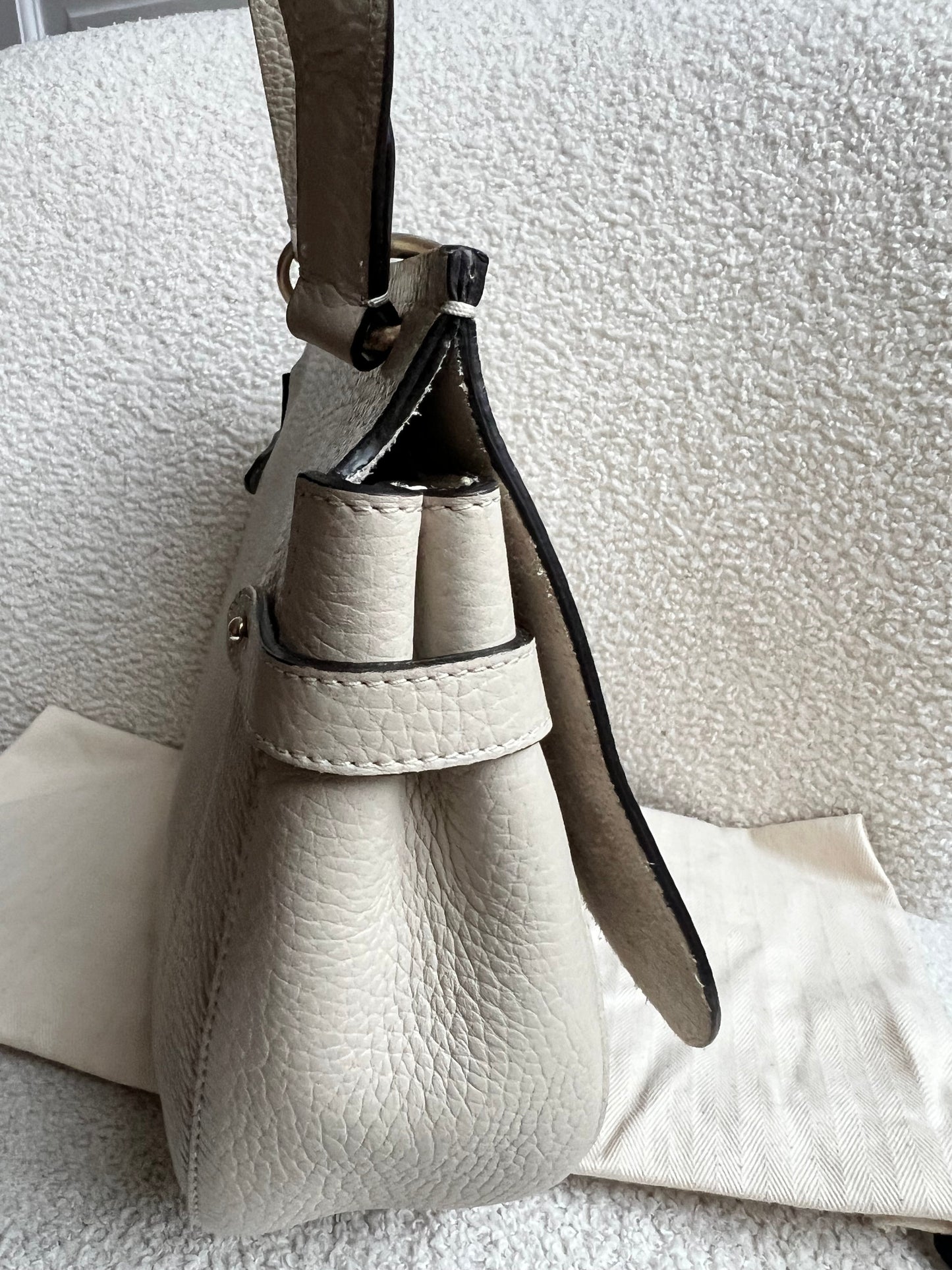 Mulberry Chalk Soft Amberley Satchel (RRP £1,195)
