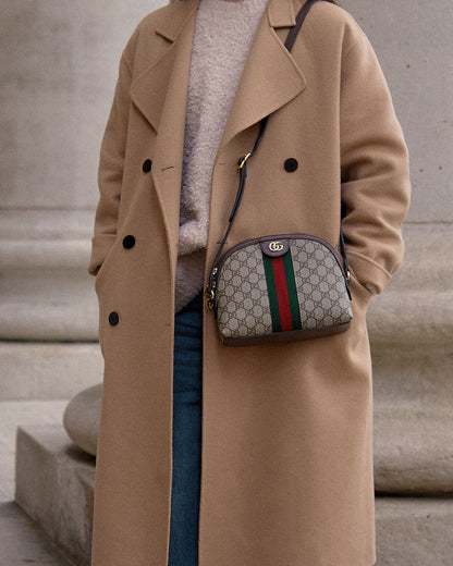 Gucci Ophidia GG Supreme Rounded Top Shoulder Bag (RRP £1,380)