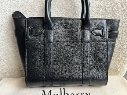 Mulberry Black Mini Zipped Bayswater (RRP £1095)