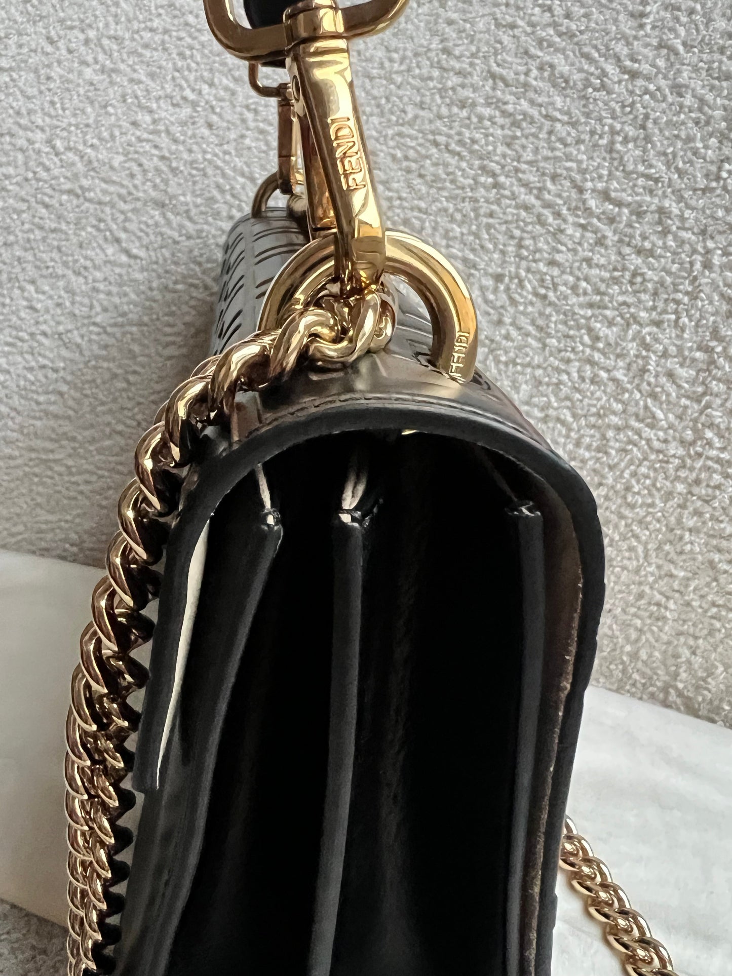 Fendi Medium Kan U Zucca Monogram
