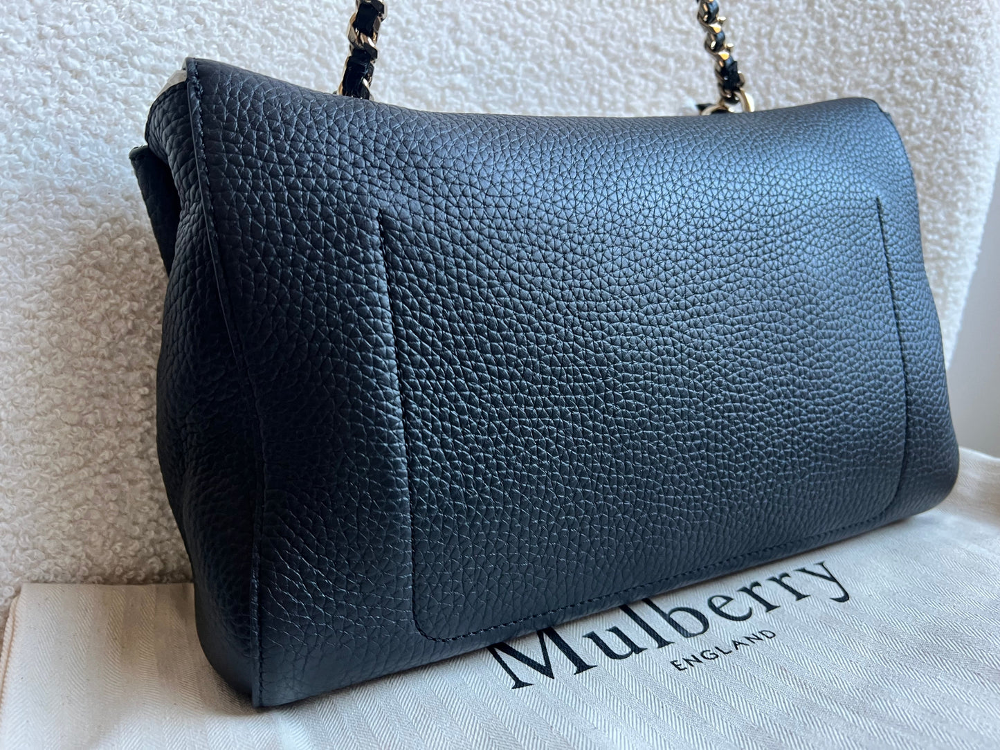 Mulberry Black Medium Top Handle Lily (RRP £1075)