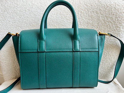 Mulberry Ocean Green Small Bayswater Satchel (RRP £995)