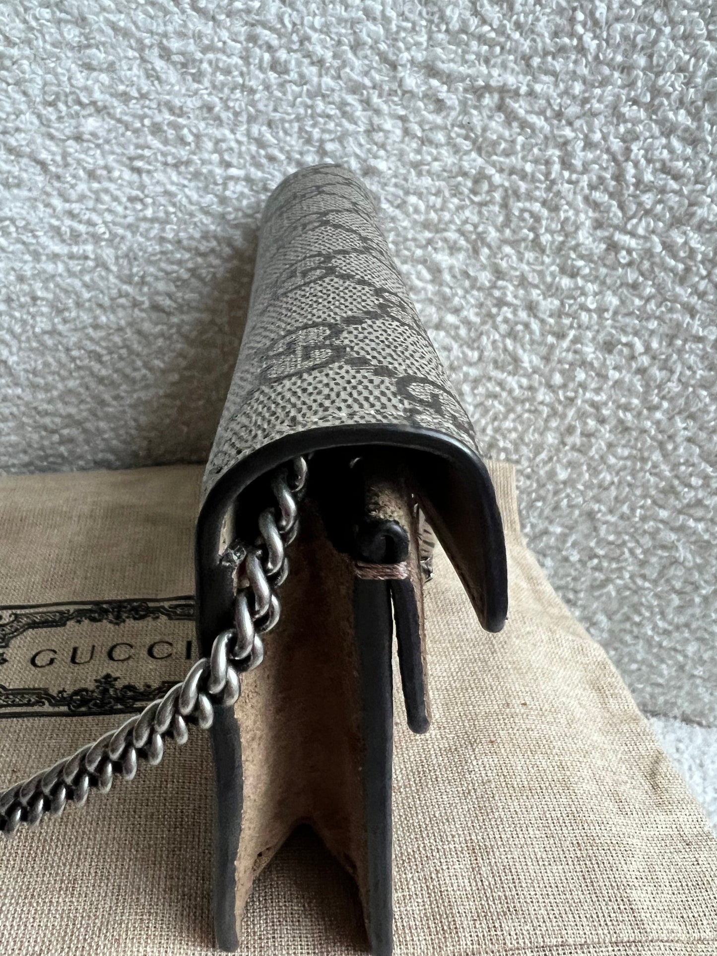 Gucci Dionysus GG Supreme Super Mini Shoulder Bag (RRP £890)