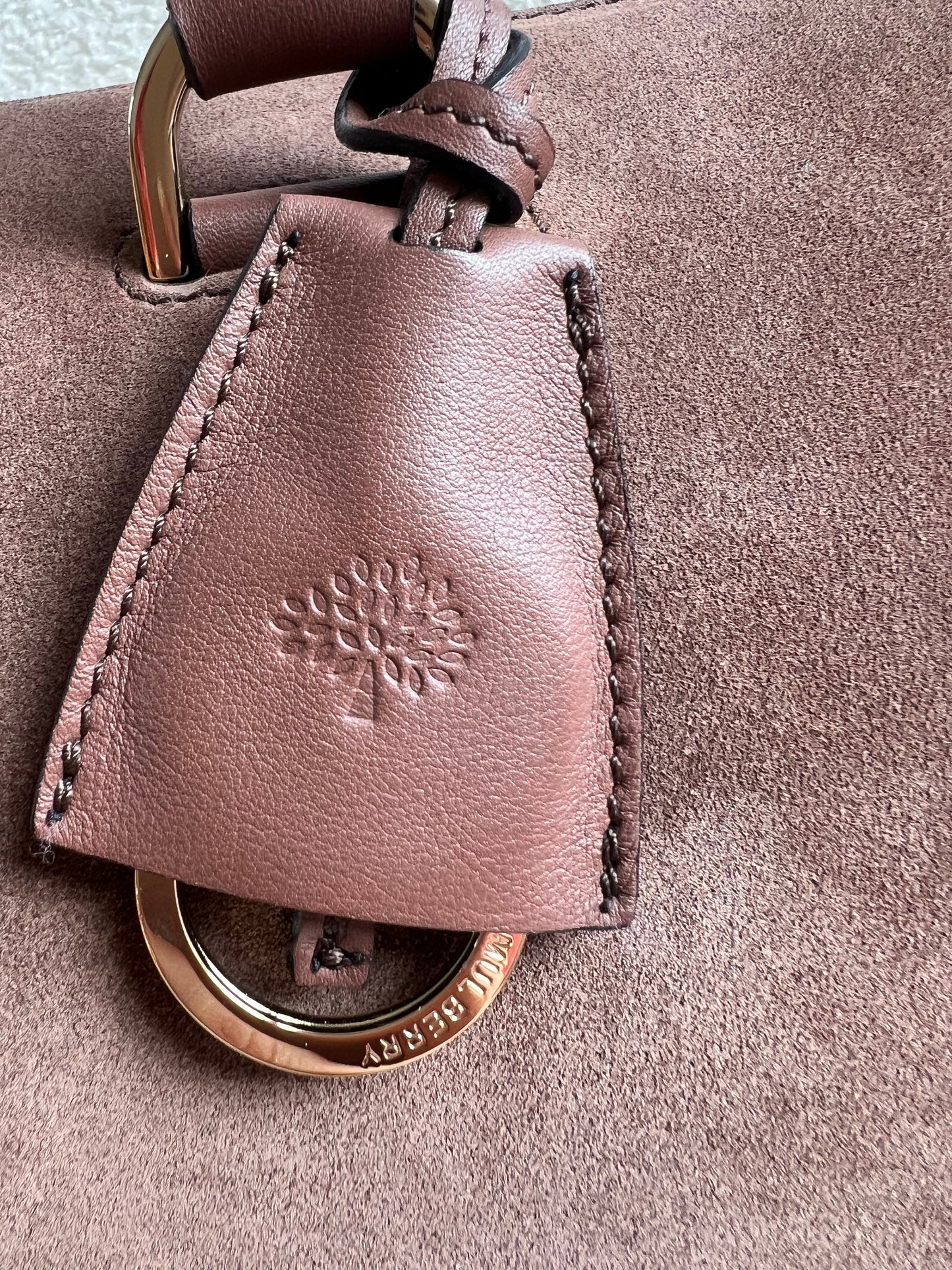 Mulberry Brown Suede Medium Del Rey (RRP £1100)