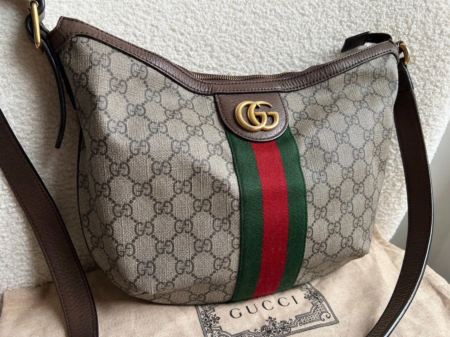 Gucci GG Supreme Ophidia Small Shoulder Bag (RRP £1190)