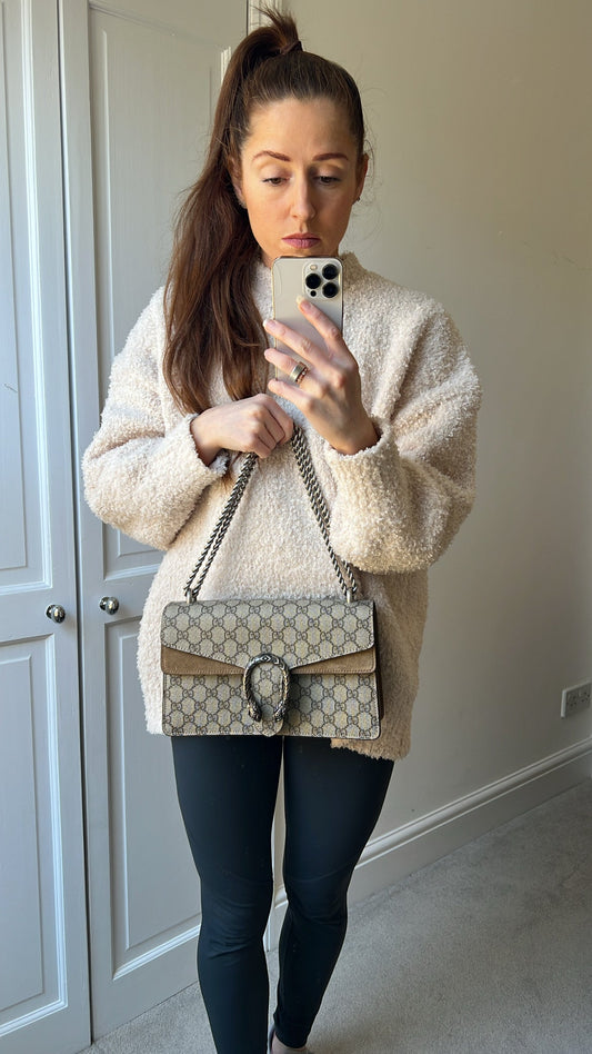 Gucci Dionysus GG Supreme Small Shoulder Bag (RRP £2,280)