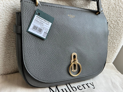 Mulberry Grey Soft Amberley Satchel (RRP £1,195)