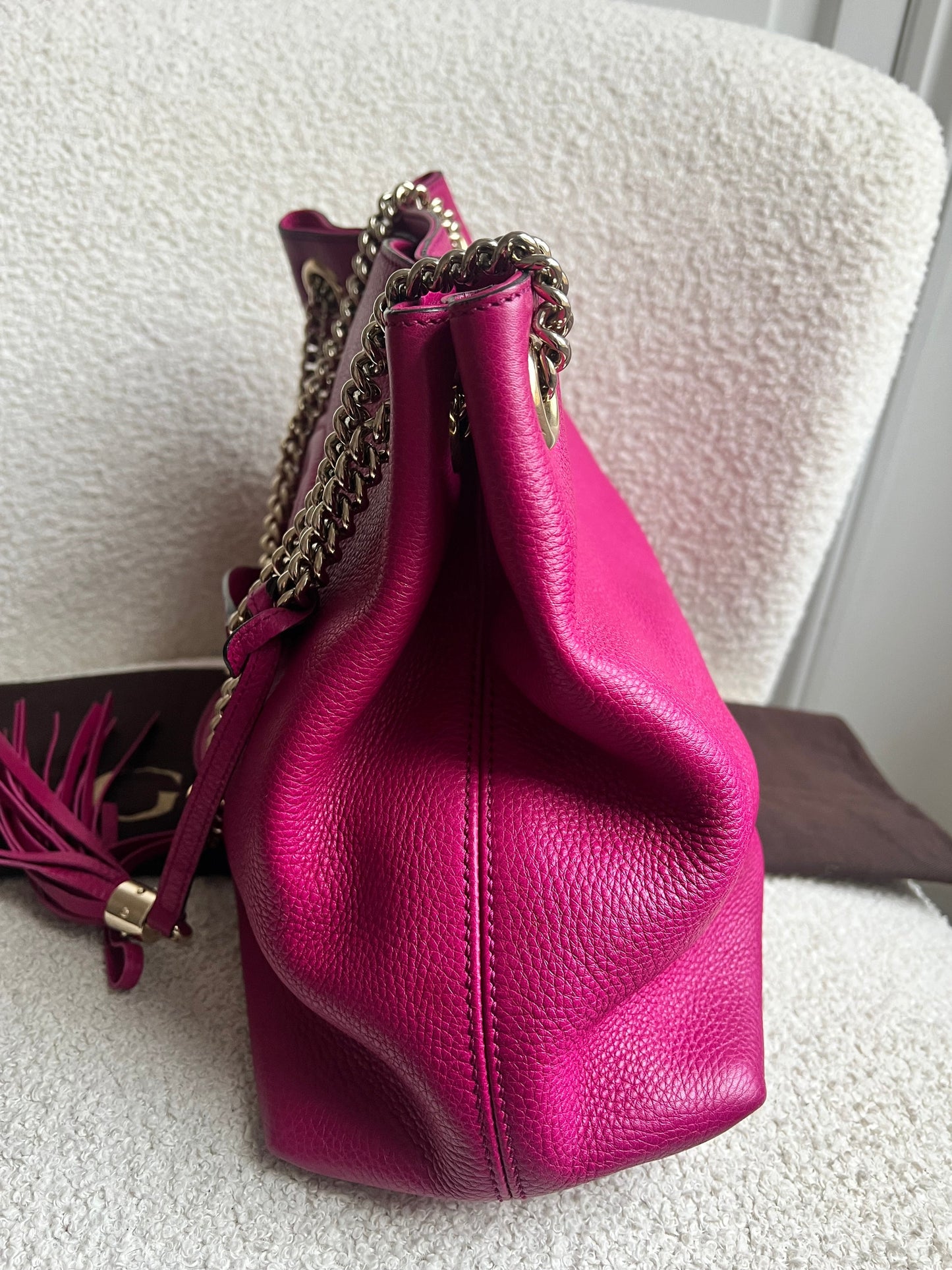 Gucci Pink Soho Chain Tote (RRP £1350)