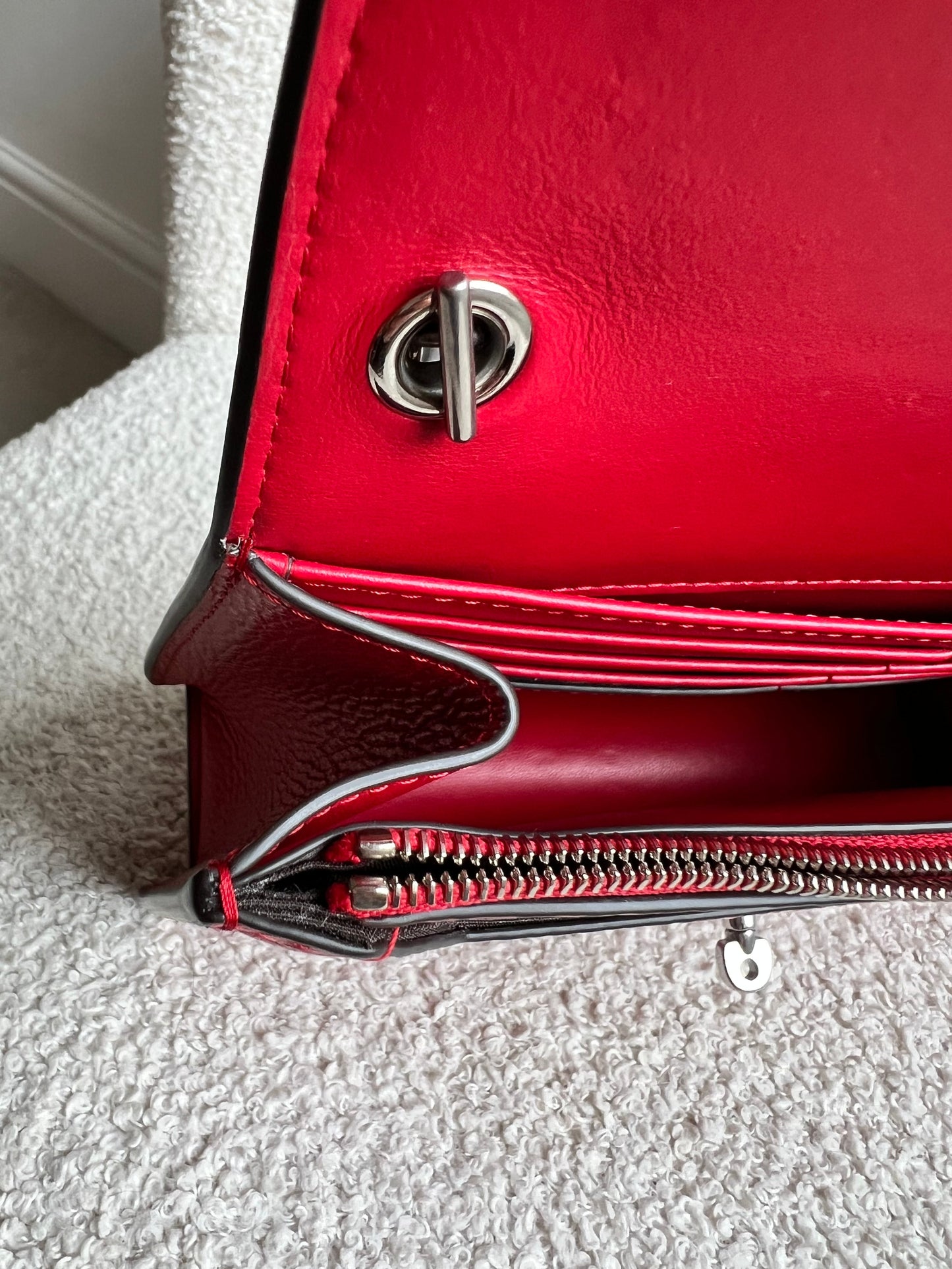 Mulberry Lancaster Red Small Darley Shoulder Bag (RRP £695)