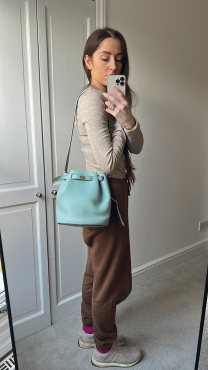 Mulberry Acrylic Green Abbey Bucket Bag (RRP £695)
