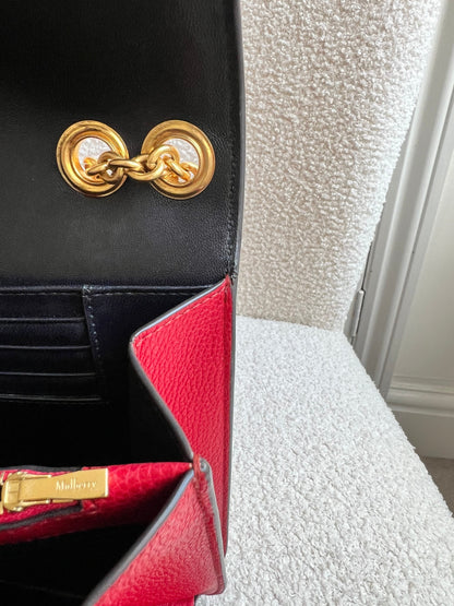 Mulberry Scarlet Red Large Darley Shoulder Bag (RRP £895)
